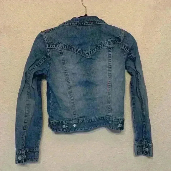 Unionbay Jean Jacket sz S preppy 90s y2k fall winter academia teacher casual - Picture 6 of 9